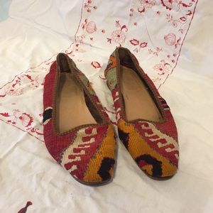 Vintage Kilim Flats